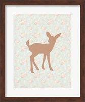 Fawn on Floral Fine Art Print