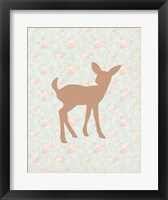 Fawn on Floral Fine Art Print
