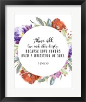 1 Peter 4:8 Fine Art Print