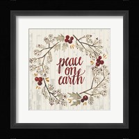 Rustic Christmas V Framed Print