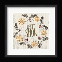 Rustic Christmas VI Framed Print