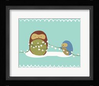 Happy Owlidays VII Framed Print