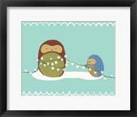 Happy Owlidays VII Framed Print