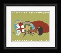 Happy Owlidays X Framed Print