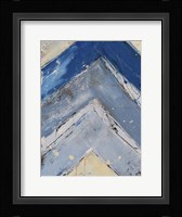 Blue Zag I Framed Print