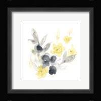 Citron Bouquet II Framed Print