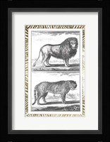 Gilded Safari IV - Metallic Foil Framed Print