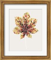 Fall Mosaic Leaf IV Fine Art Print