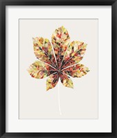 Fall Mosaic Leaf IV Fine Art Print