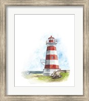 Watercolor Lighthouse I Fine Art Print