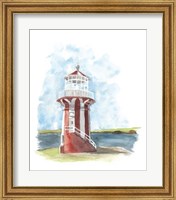 Watercolor Lighthouse III Fine Art Print