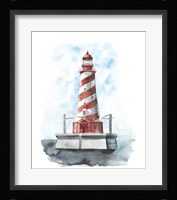 Watercolor Lighthouse IV Framed Print