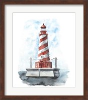 Watercolor Lighthouse IV Fine Art Print