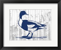 Woodgrain Fowl III Framed Print