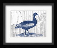Woodgrain Fowl IV Framed Print