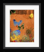 Butterfly Panorama Triptych I Framed Print