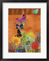 Butterfly Panorama Triptych II Fine Art Print