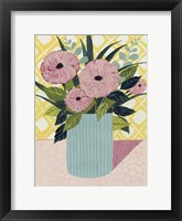 Retro Bouquet I Framed Print