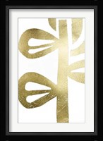 Gold Foil Symbiotic V Framed Print