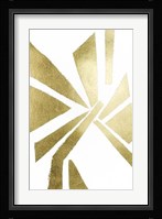 Gold Foil Symbiotic VI Framed Print