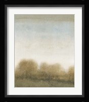 Golden Treeline II Framed Print