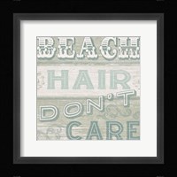 A Little Beachy I Framed Print