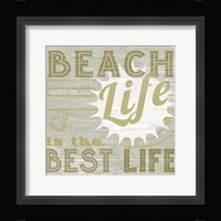 A Little Beachy II Framed Print