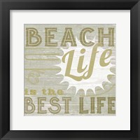 A Little Beachy II Framed Print