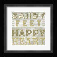 A Little Beachy III Framed Print