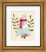 Snowman Cut-out I Fine Art Print