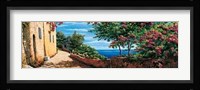 P. Rasero - Promenade Sul Mare Size 39.5x13.75 Fine Art Print