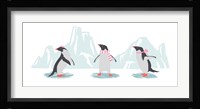 Minimalist Penguin Trio, Girls Fine Art Print