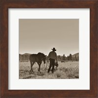 There Will Be Peace In The Valley (sepia) Fine Art Print