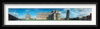 Pisa - Panoramic Piazza Dei Miracoli Fine Art Print
