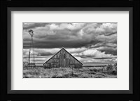 Windmill and Barn Fine Art Print