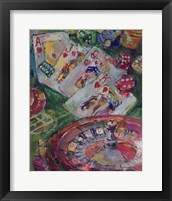Casino Art Framed Print