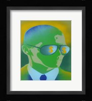 Dollar Bills Green Framed Print