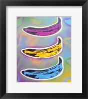 Banana Goes Pop Framed Print