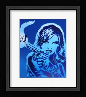 Girls Guns And Butterflies Fine Art Print