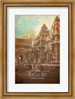 Vintage Banteay Srei, Cambodia, Asia Fine Art Print