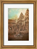 Vintage Banteay Srei, Cambodia, Asia Fine Art Print