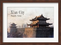 Vintage Xi'an City, China, Asia Fine Art Print