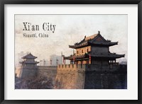 Vintage Xi'an City, China, Asia Fine Art Print