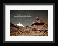 Vintage Mount Kailash, Tibet, Asia Fine Art Print