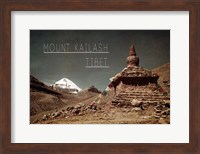 Vintage Mount Kailash, Tibet, Asia Fine Art Print