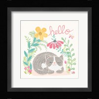 Garden Friends White VI Fine Art Print