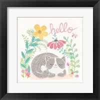 Garden Friends White VI Fine Art Print