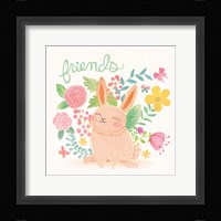 Garden Friends White II Fine Art Print