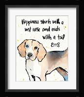 Strike a Paws IV Framed Print