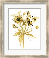 Celebration d Or I with Gray Fine Art Print